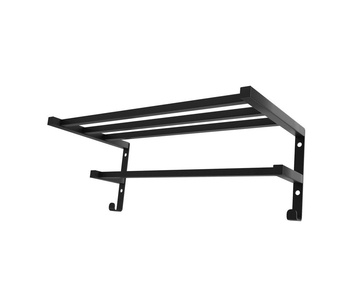 Mario-Radiators Sušák na uteráky na kúpeľňový radiátor HF SHEFFIELD 52x25,6 cm čierna 3.0.1101.13.BM