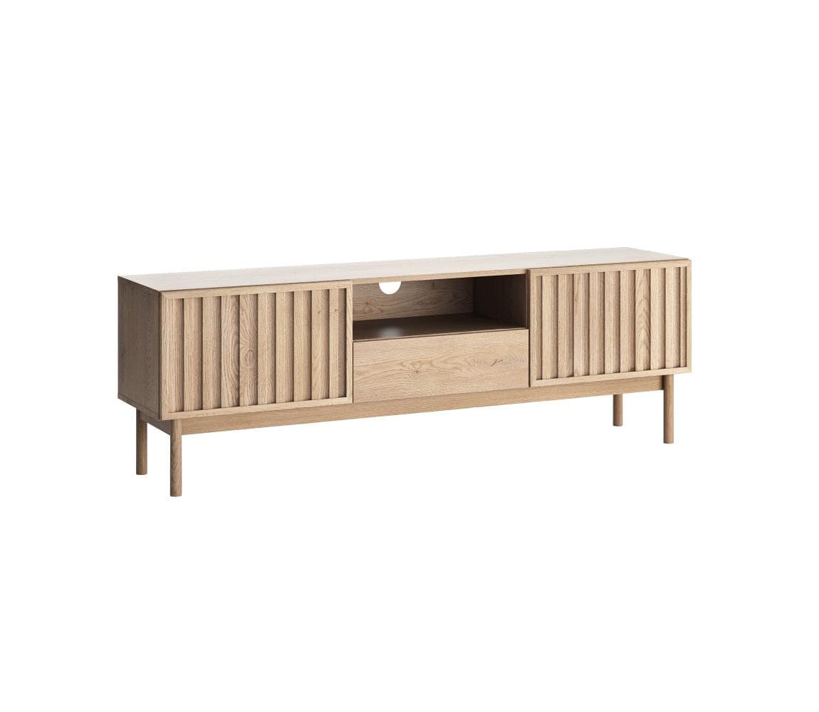 Gala Meble Televízny stolík KIOTO 159x53 cm dub cremona S28-RTV-CRE