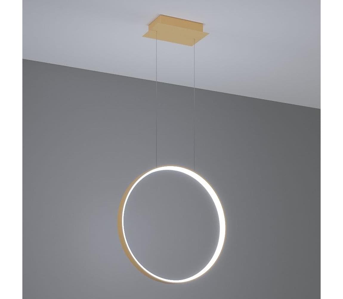 Thoro TH.221 - LED Luster na lanku RIO LED/30W/230V CRI95 4000K pr. 55 cm zlatá TH.221