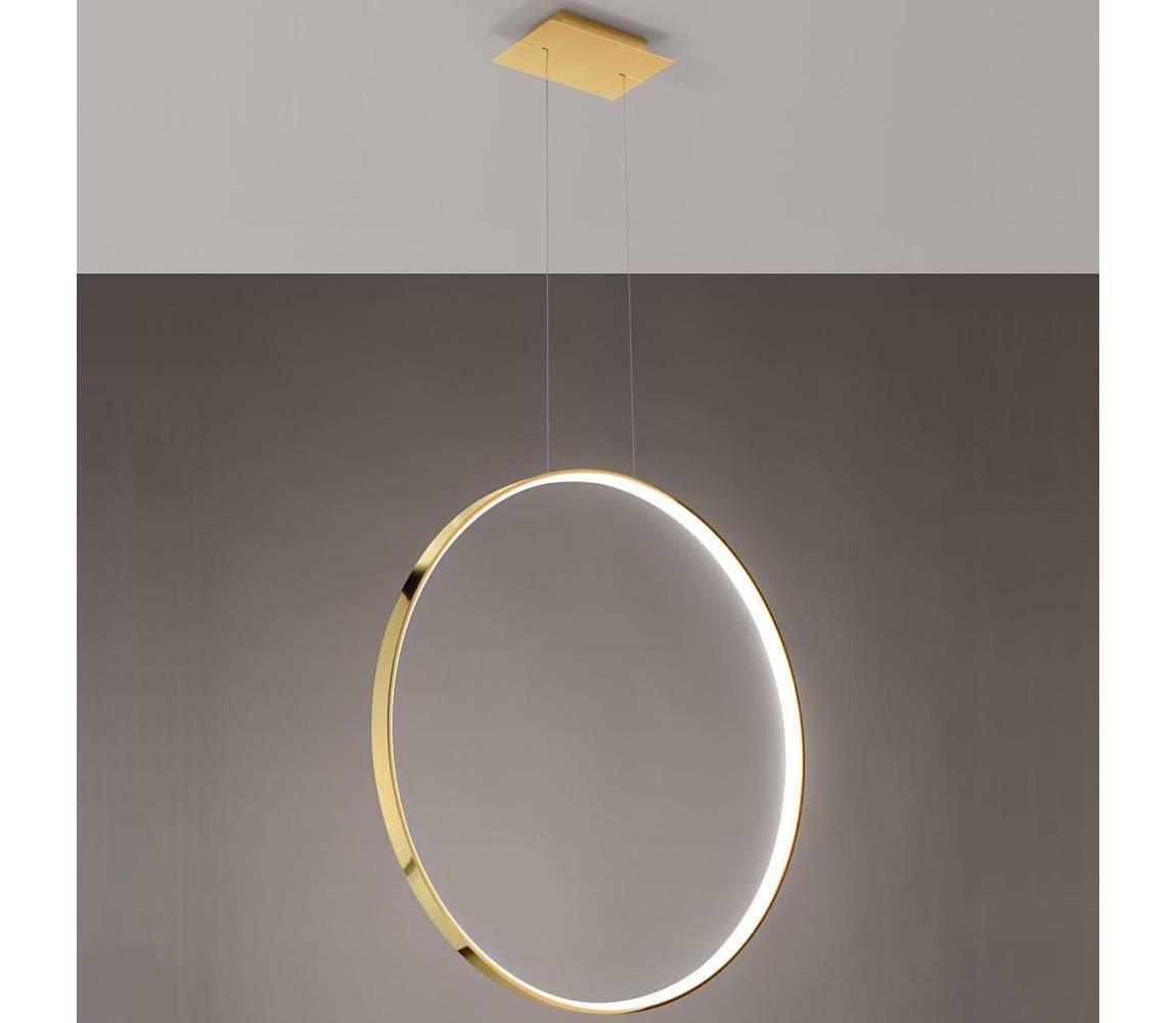 Thoro TH.248 - LED Luster na lanku RIO LED/50W/230V CRI90 3000K pr. 78 cm zlatá TH.248