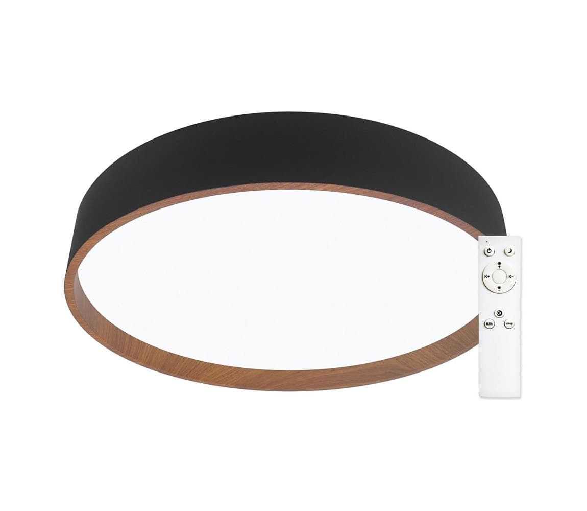 Top Light - LED Stmievateľné stropné svietidlo LED/51W/230V + DO čierna/hnedá Dekor 40C RC