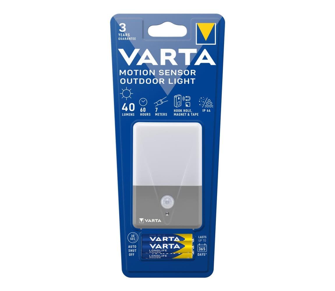 Varta 16634101421 - LED Campingová baterka so senzorom LED/3xAAA IP44 16634101421