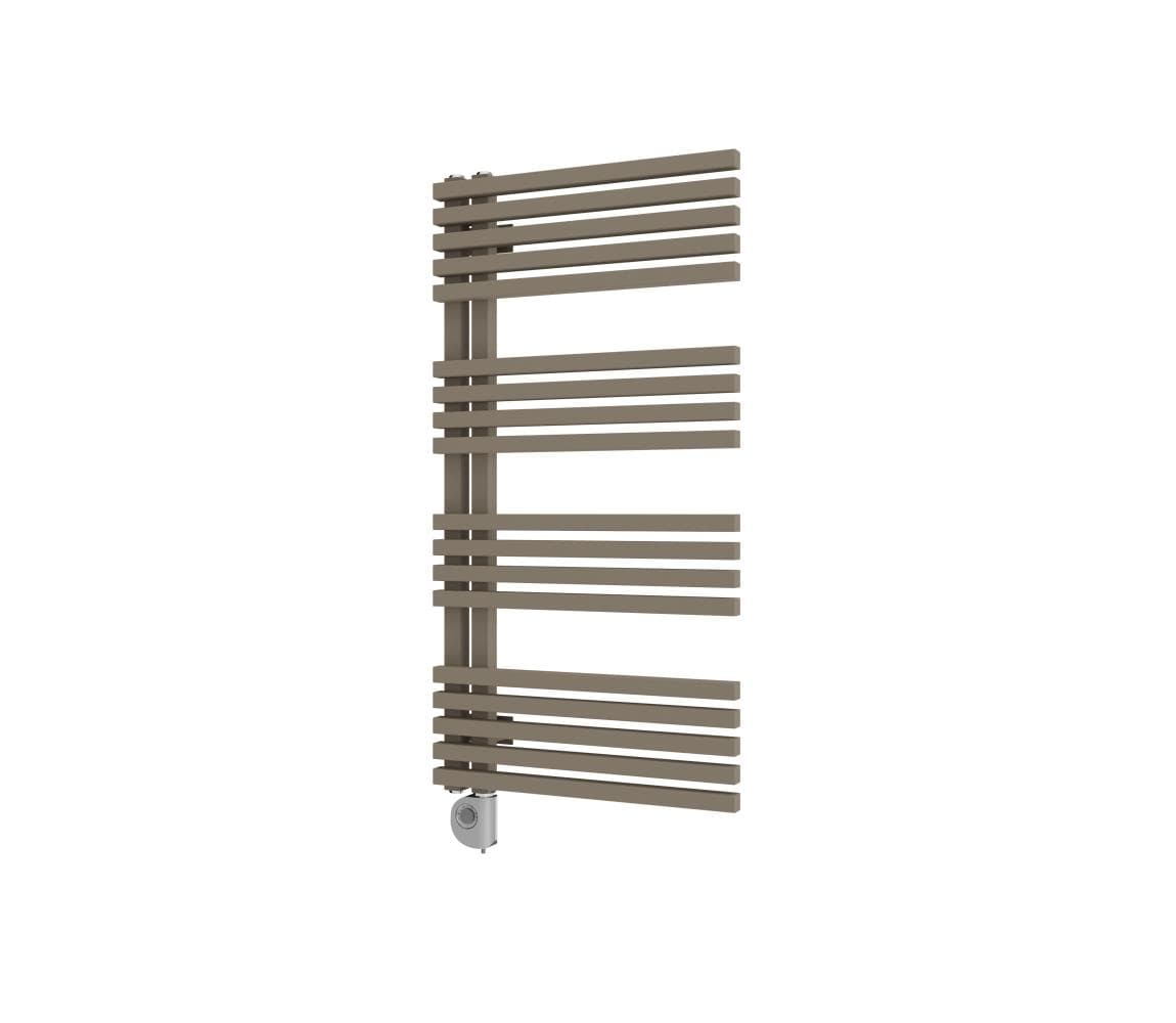 Vertaduro - Kúpeľňový radiátor s termostatom MICHELLE 600W 97x50 cm taupe DCOC09700500MKK8-8402