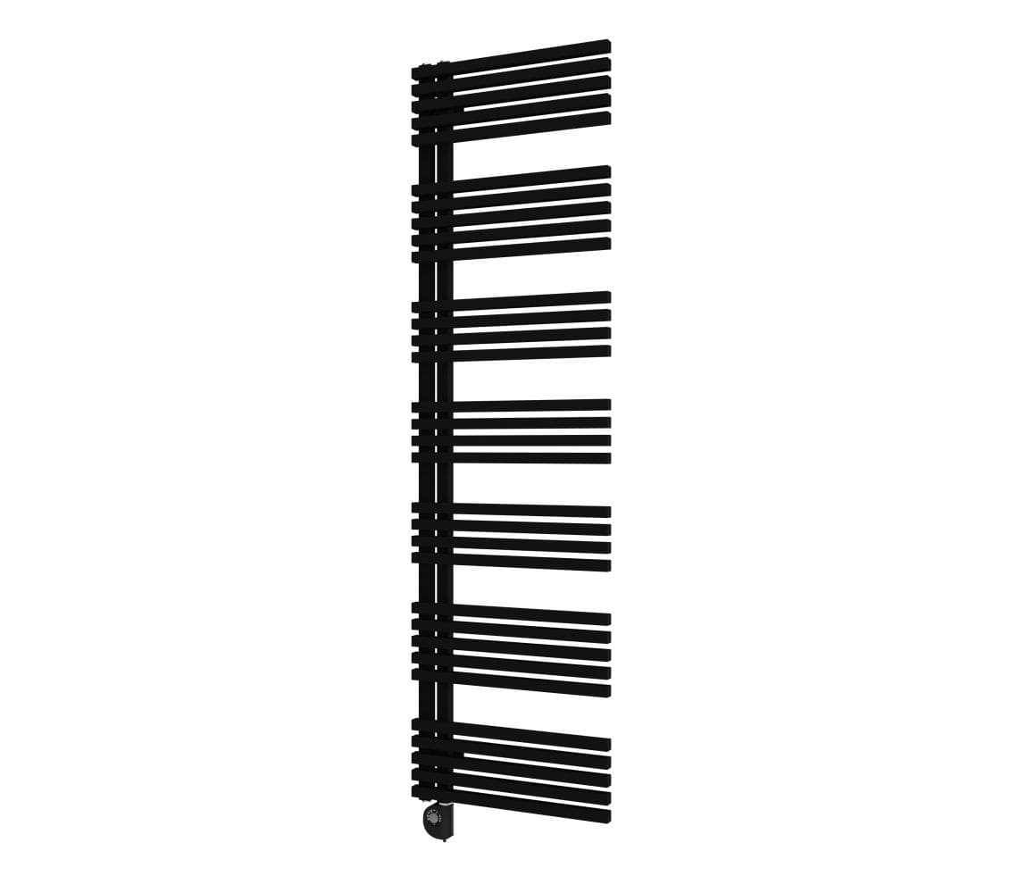 Vertaduro - Kúpeľňový radiátor s termostatom MICHELLE 900W 177x50 cm čierna DCOC17700500MKF3-8402