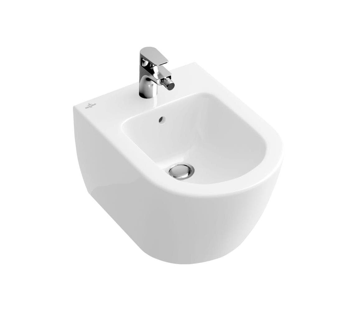 Villeroy & Boch 540000R1 - Závesný bidet SUBWAY 2.0 37x56,5 cm keramika/biela 540000R1