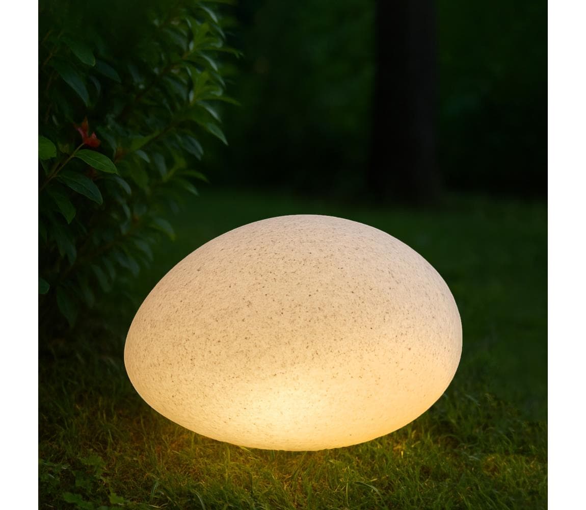 Vonkajšie dekoračné svietidlo LUMISTONE 1xE27/15W/230V IP65 priemer 31,8 cm LO-1.2/M