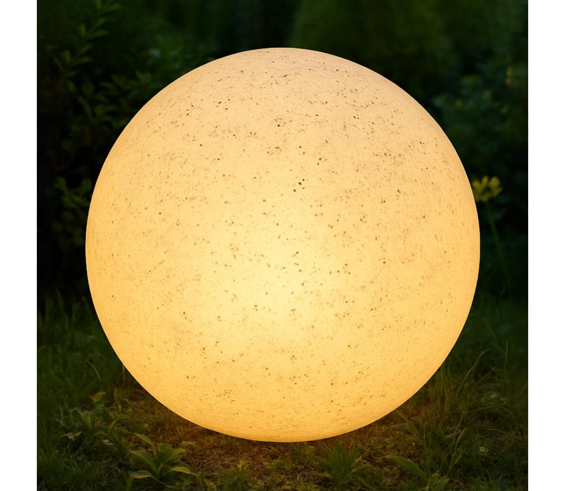 Vonkajšie dekoračné svietidlo LUMISTONE 1xE27/15W/230V IP65 priemer 38 cm LO-1.1/L