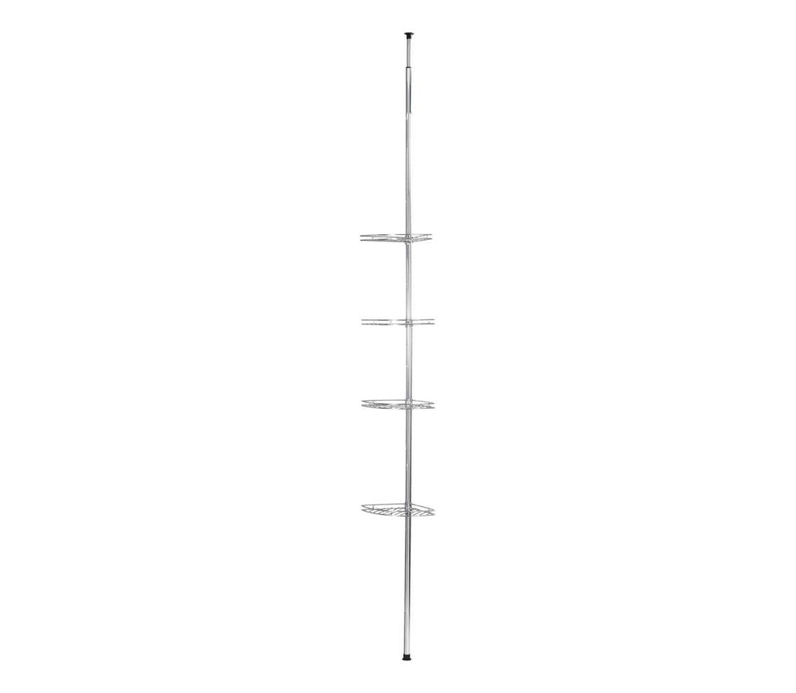 WENKO 18596100 - Rohový prvok PREA 28 x 200 cm, nerezový lesklý chróm 18596100