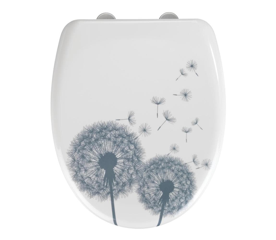 WENKO 22409100-WC sedadlo ASTERA 45x38 cm pestrofarebné/strieborné 22409100