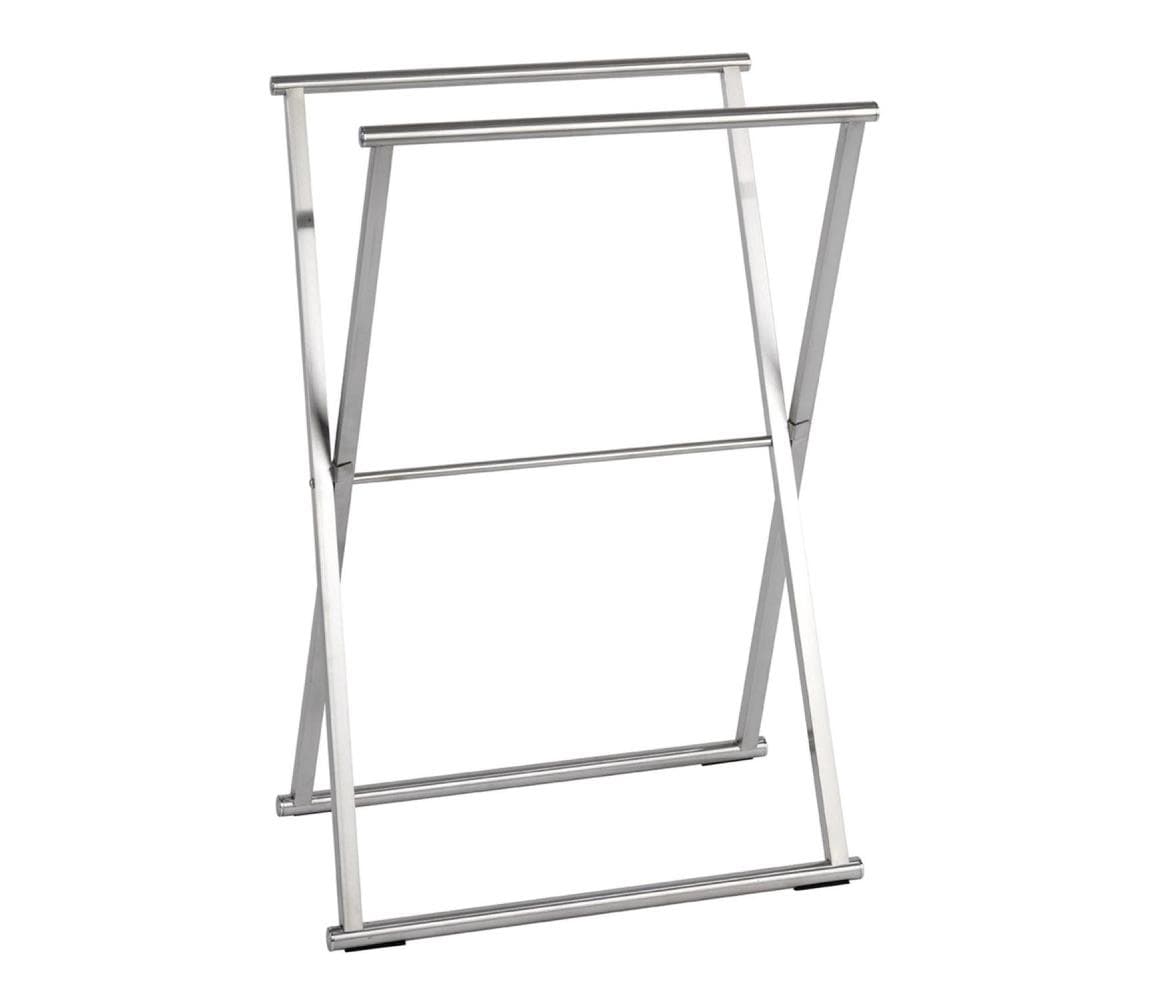 WENKO 22476100 - Stojan na uteráky LAVA 53,5x80,5 cm nerez/strieborný 22476100