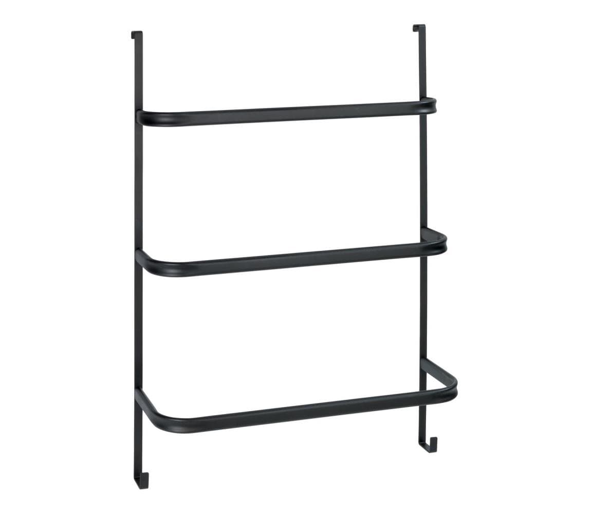 WENKO 24026100 - Držiak na uteráky IRPINIA 54,5x77,5 cm čierny 24026100