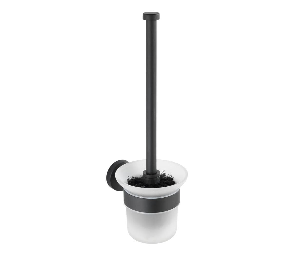 WENKO 24243100-WC kefa BOSIO BLACK 10x35 cm nerezová oceľ/strieborná/satinovaný 24243100