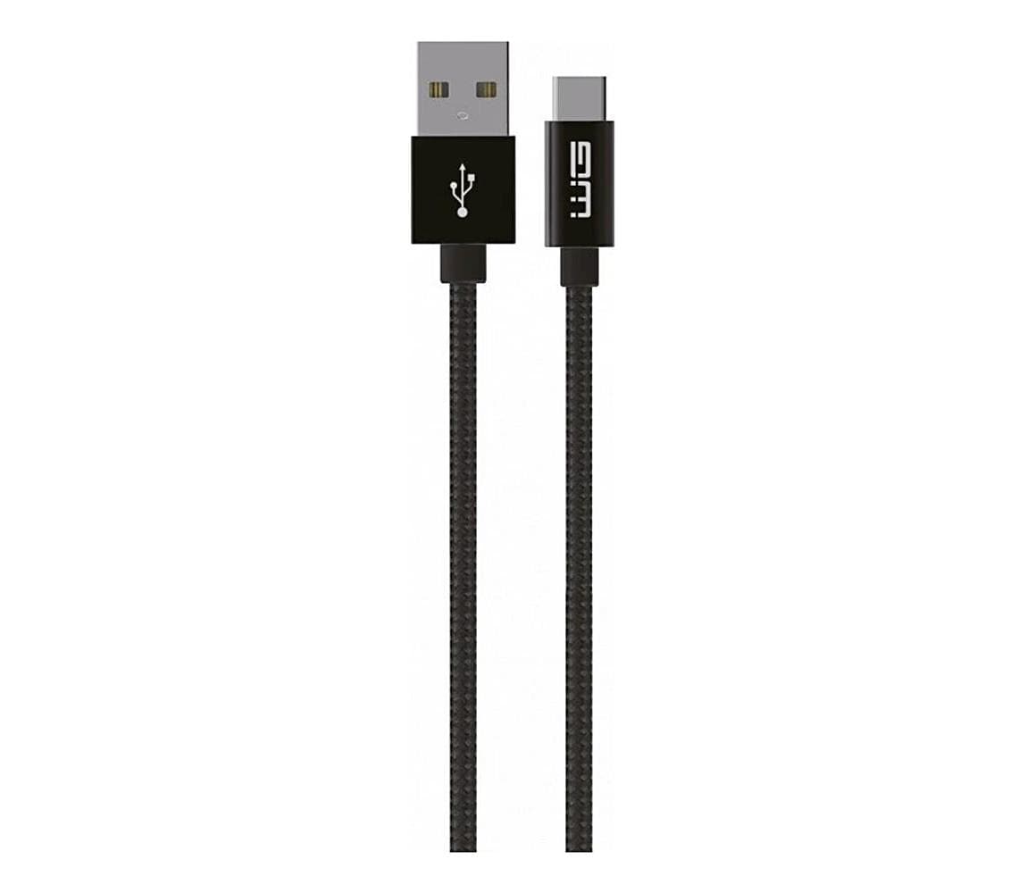 Winner Group - USB kábel USB-C / USB-A 60W 50cm čierna WINTYPCUS50CM