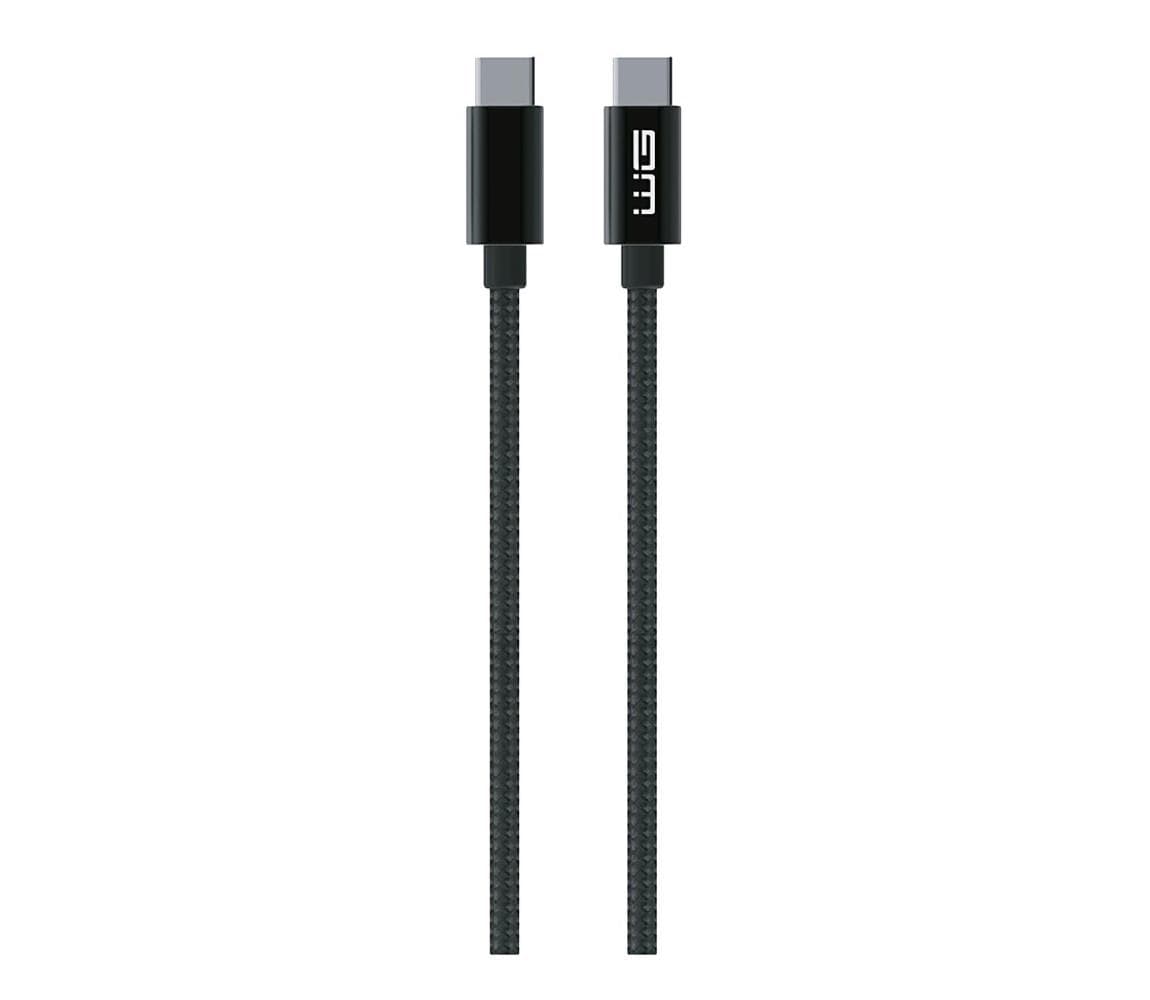 Winner Group - USB kábel USB-C / USB-C 60W 50cm čierna WINTYPCC50CM