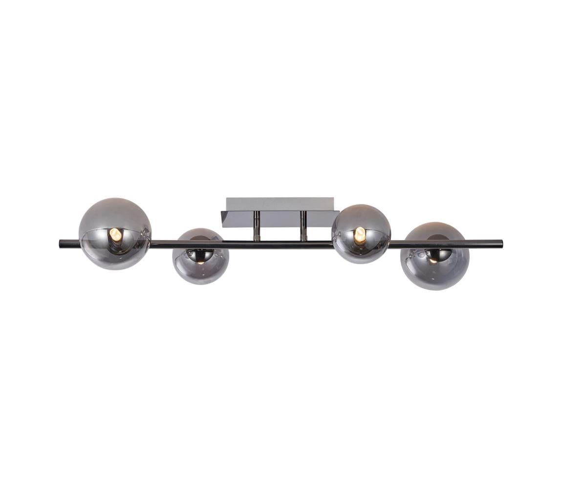 Wofi 7014-405W - LED Prisadený luster VILLA 4xG9/3W/230V čierna 7014-405W
