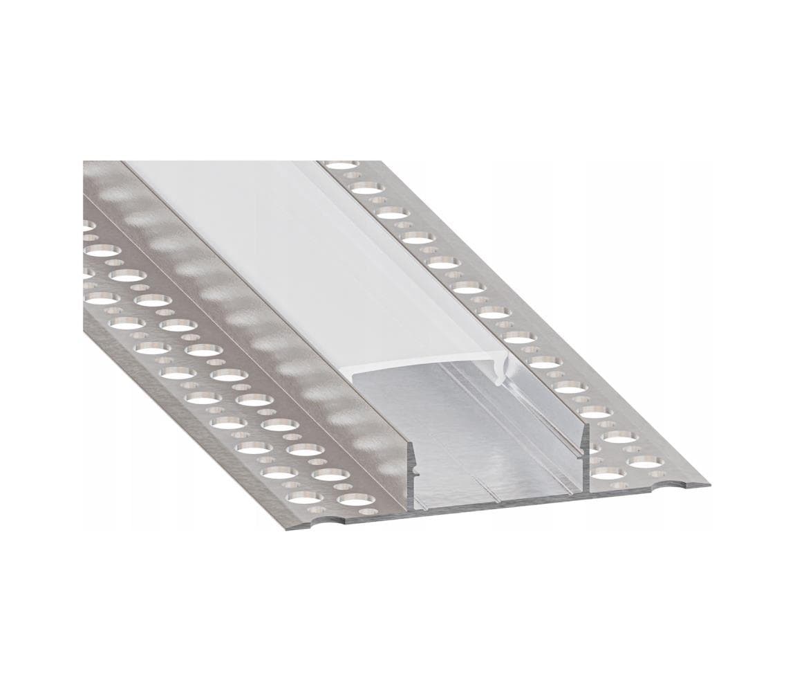 SmartLED Zabudovateľný profil pre LED pásy 1 m strieborná/biela 7572