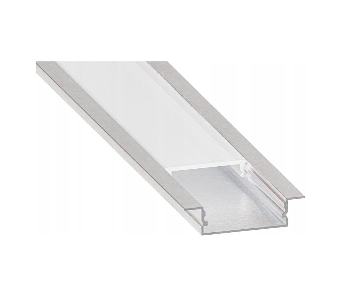 SmartLED Zapustený profil pre LED pásy 1 m strieborný/biely 7549
