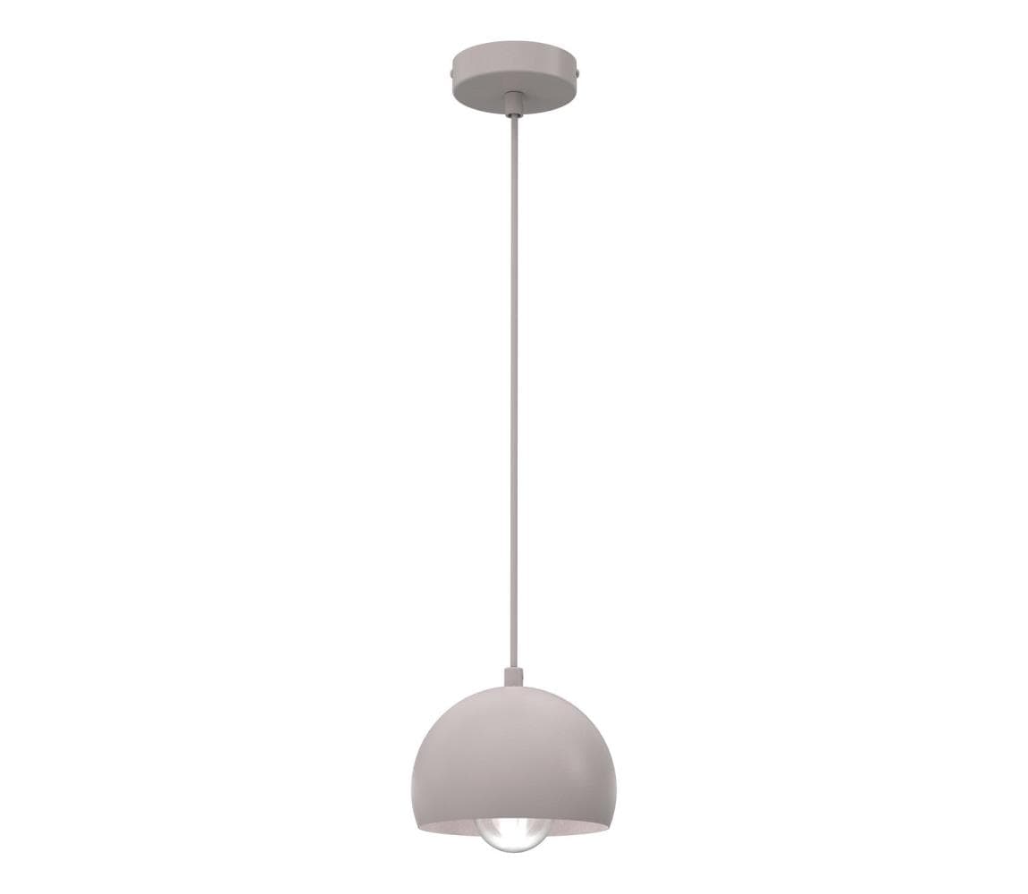 Závesné svietidlo SOOL na lanku 1xE27/15W/230V, priemer 15 cm, krémové 1319