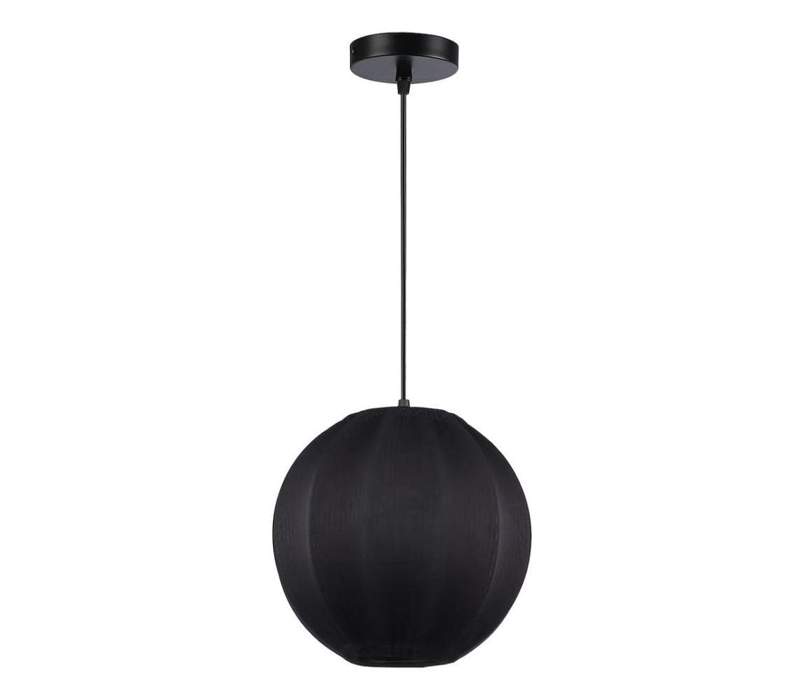Závesný luster DANA na lankách, 1xE27/15W/230V, priemer 25 cm, čierny ML1806