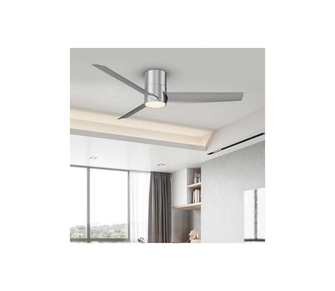 ZE - LED stropný látor BARROSA LED/18W/230V Wi-Fi Tuya + diaľkový ovládač ZEV7135-S