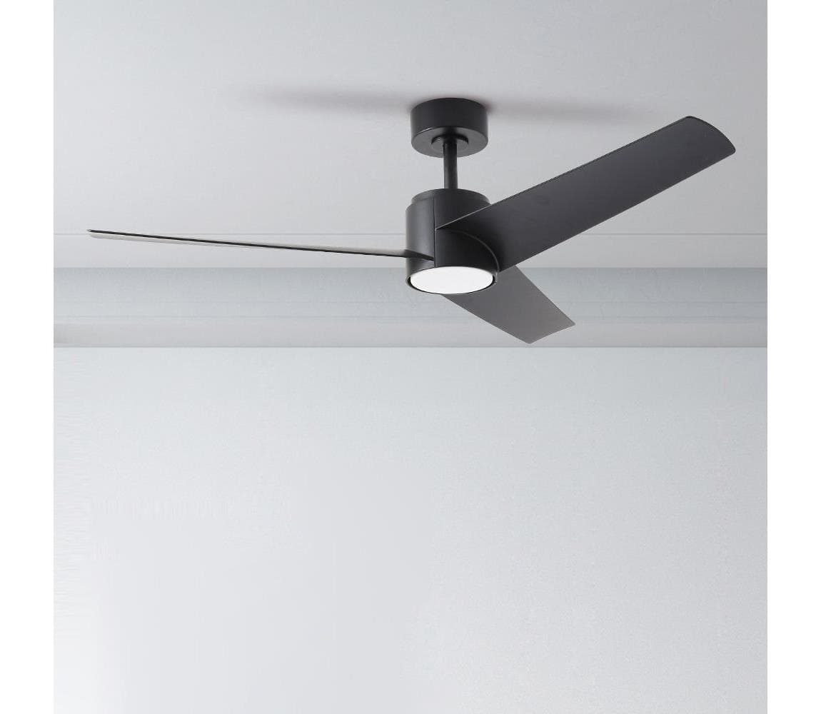ZE - LED stropný látor ORVIETO LED/18W/230V Wi-Fi Tuya čierny + diaľkové ovládanie ZEV001