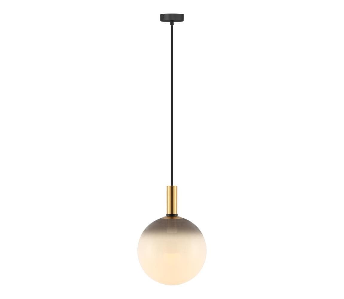 Zuma Line 003064-034739- Závesné svietidlo na lankách NUA 1xE27/25W/230V priemer 30 cm zlatá/čierna 003064-034739