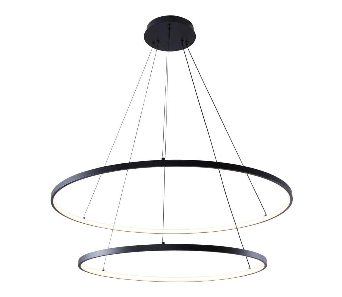 Zuma Line 2023200-BK - LED Luster na lanku BRENO LED/60W/230V 3000/4000/6000K 2023200-BK