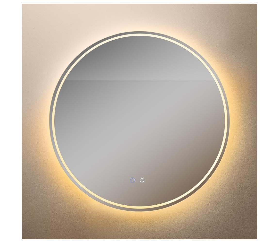 Zuma Line D3004-80-LED Kúp. zrkadlo s podsv. 24W/230V 3000/4000/6000K IP44 biela D3004-80