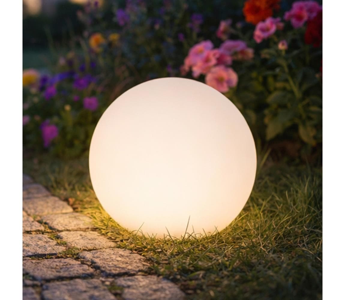 Zuma Line Mc40E - Vonkajšie svietidlo GLOBO 1xE27/15W/230V priemer 40 cm IP44 Mc40E