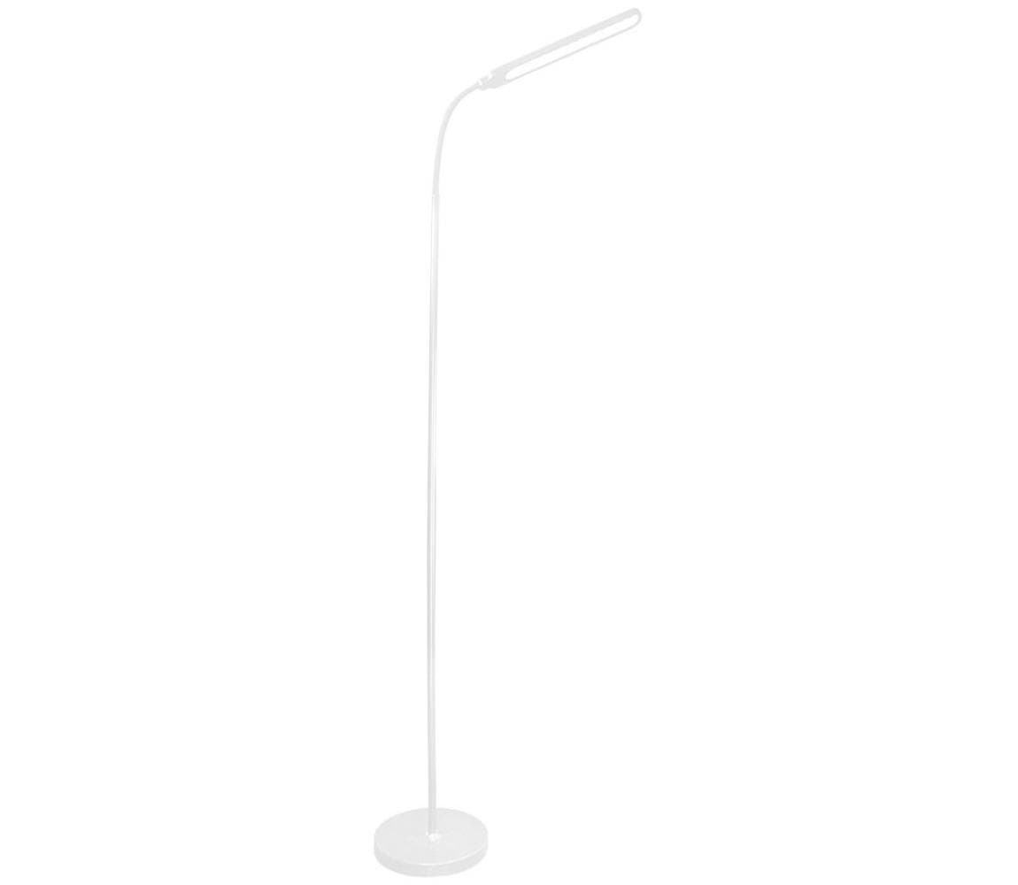 Zuma Line SM-605-WH - LED Stmievateľná stojacia lampa LED/10W/230V 3000/4500/6500K SM-605-WH