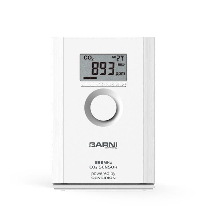 GARNI 102Q - vnútorné bezdrôtové čidlo koncentrácie CO2