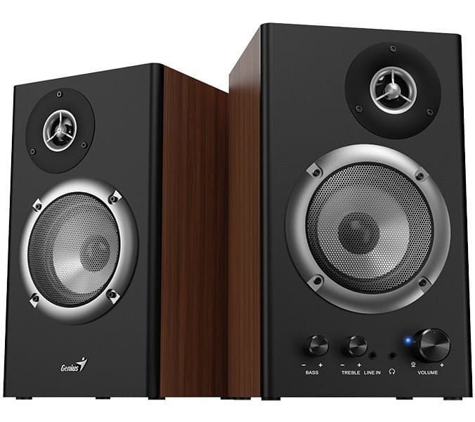 GENIUS repro SP-HF1200B, 2.0, 36W, drevené, čierna-hnedá