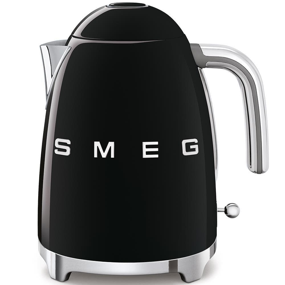 Smeg KLF03BLEU rýchlovarná kanvica, 1, 7 l, (7 šálok), 2400 W, štýl 50. rokov, čierna