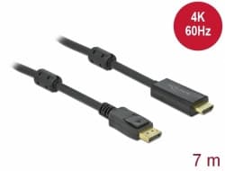 Delock Kábel z Active DisplayPort 1.2 na HDMI, 4K, 60 Hz 7 m
