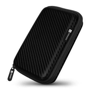 CONNECT IT HardShellProtect pevné škrupinové ochranné púzdro na 2,5" HDD, karbón