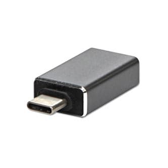 USB redukcia, (3.1), USB C samec - USB A samice, kovová, DOPREDAJ