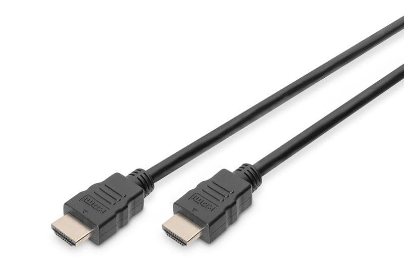 Digitus Pripojovací kábel HDMI High Speed, typ AM/M, 2,0 m, Ultra HD 60p, zlatý, bl