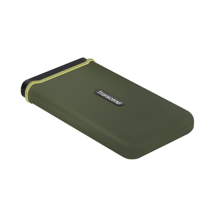 Transcend ESD380C 500GB USB 3.2 Gen 2x2 (USB-C) Externý Anti-Shock SSD disk (3D TLC), 2000MB/R, 2000MB/W, armádna zelená