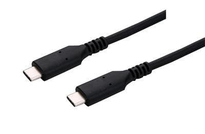 C-TECH kábel USB 4.0, Type-C (CM/CM), PD 100W, 40Gbps, 1m, čierny