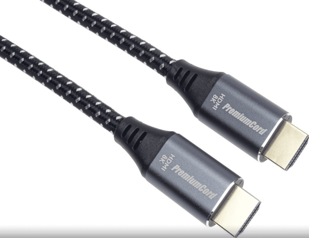 PremiumCord ULTRA HDMI 2.1 High Speed + Ethernet kábel 8K @ 60Hz, pozlátené 5m