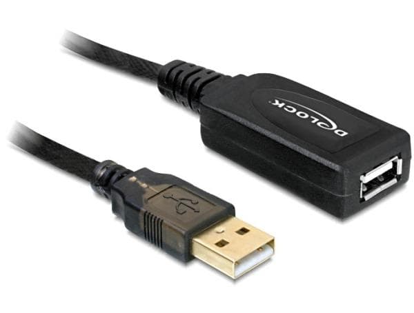 Delock USB 2.0 predlžovací kábel, aktívny 15 m