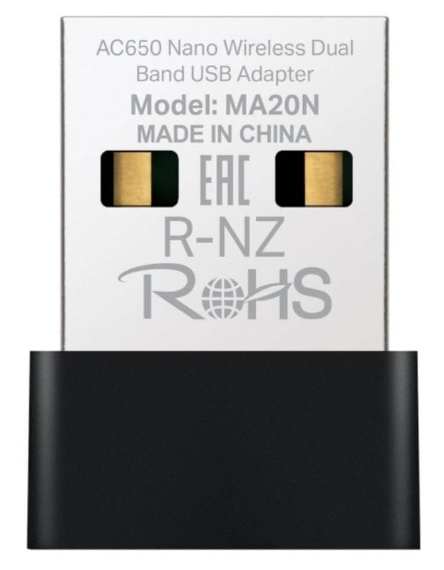 MERCUSYS MA20N - AC650 Bezdrôtový dvojpásmový USB nano adaptér