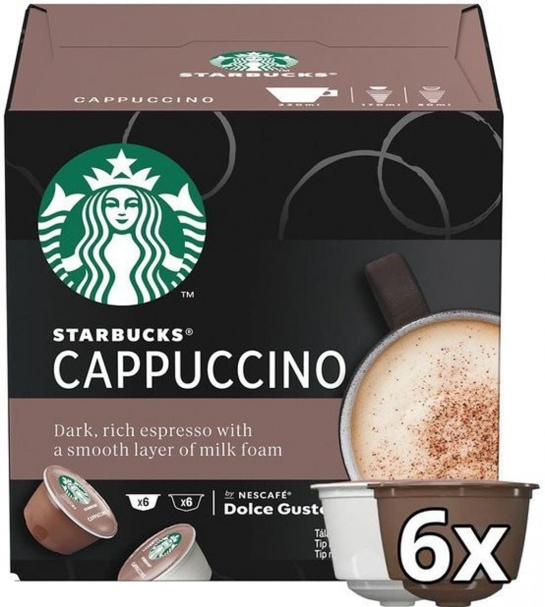 DOLCE G. CAPPUCCINO 12KS KAPS. STARBUCKS
