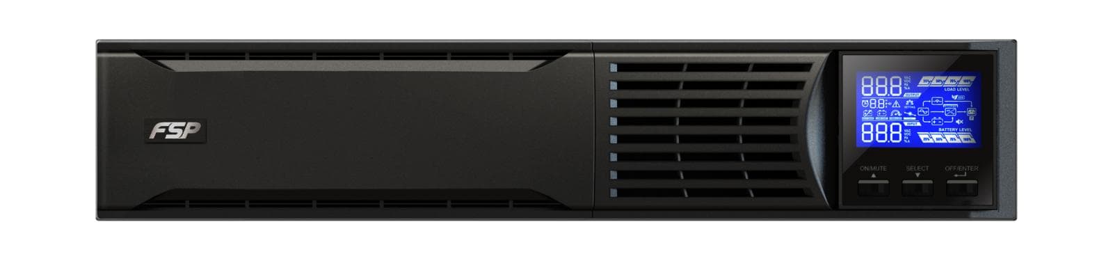 FSP UPS CHAMP 3K rack/tower, 2U, IEC, 3000 VA/2700 W, online