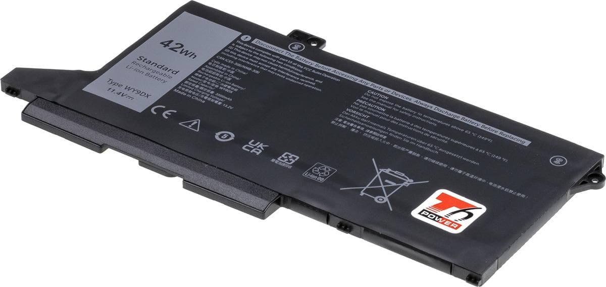 Batéria T6 Power pre Dell Latitude 5420, 5520, Precision 3560, 3680mAh, 42Wh, 3cell, Li-pol
