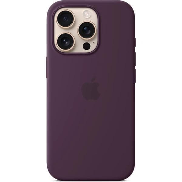iPhone 16 Pro Silicone Case with MS - Plum