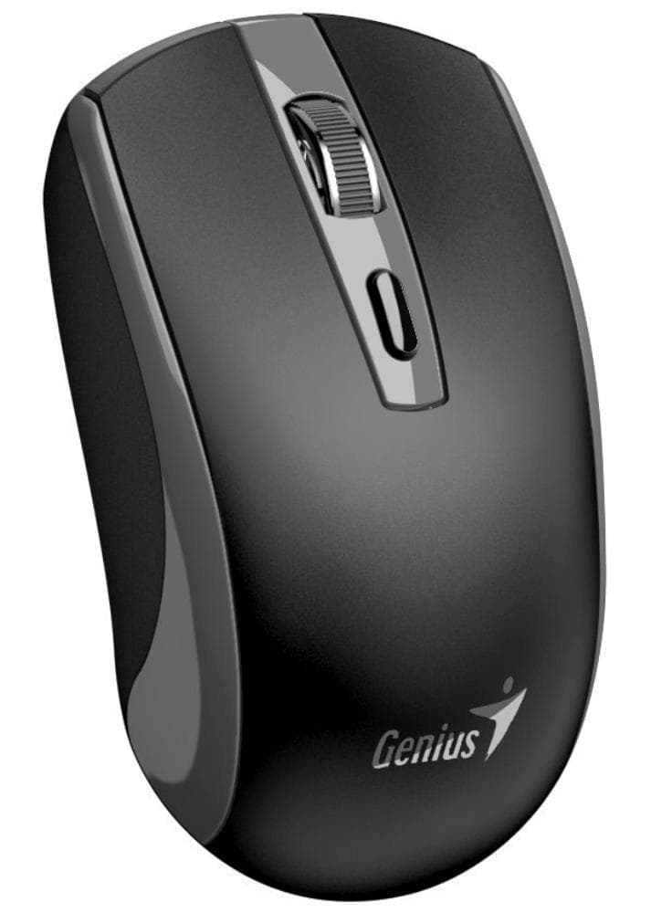 GENIUS myš ECO-8150/ 1200 dpi/ bezdrôtová/ dobíjacia/ Copilot/ čierno-šedá