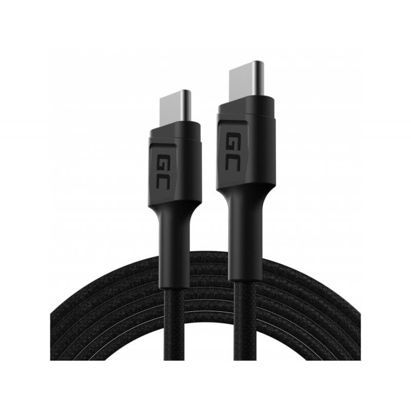 Green Cell Cable GC PowerStream USB-C - USB-C 200 cm s Power Delivery (60 W), 480 Mbps, Ultra Charge, QC 3.0