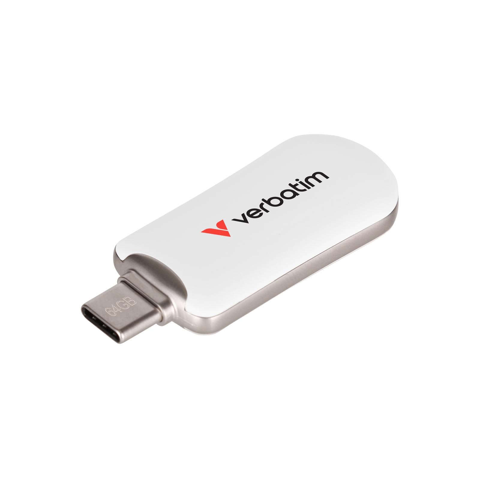 VERBATIM Plectra 256GB USB-C 3.2 Gen 1 biela