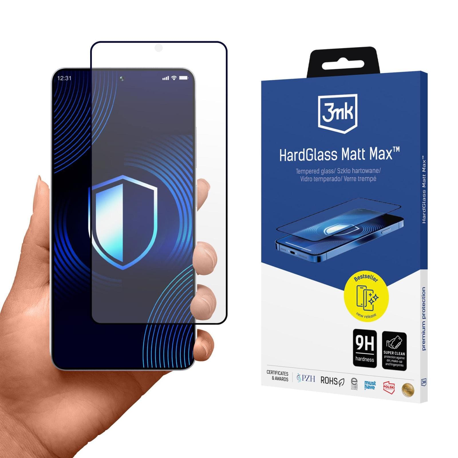 3mk tvrdené sklo HardGlass Matt Max pre Samsung Galaxy S26 Ultra